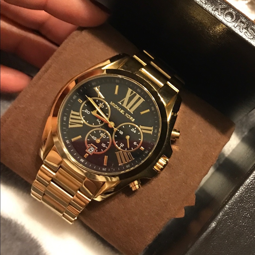 Michael Kors Bradshaw Gold -Tone Watch Gold